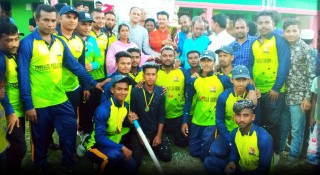 সুনামগঞ্জে আন্তঃইউনিয়ন ক্রিকেট টুর্নামেন্টে চ্যাম্পিয়ন পশ্চিম পাগলা