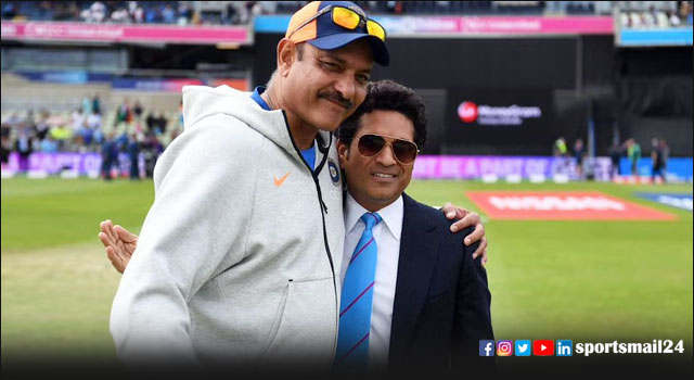 শচীনের উজ্জ্বল ক্যারিয়ারের পেছনে ছিল শাস্ত্রীর অবদান
