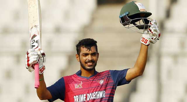 ঢাকা প্রিমিয়ারে রানের শীর্ষে সাইফ হাসান