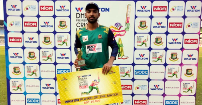 ব্যাটে-বলে দুর্দান্ত সাইফ, শিরোপার লড়াইয়ে টিকে রইলো শেখ জামাল