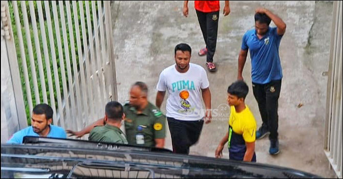 দ্বিতীয় দিনেও মিরপুরে সাকিব