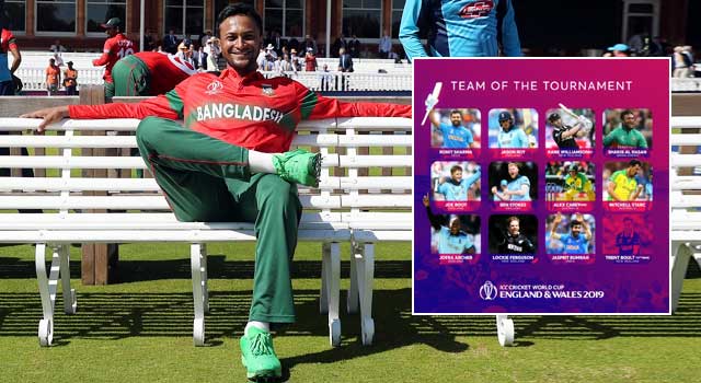 আইসিসির সেরা একাদশে সাকিব, জায়গা হয়নি কোহলির