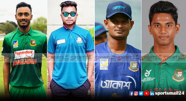 বাংলাদেশ দলে নতুন মুখ : ওয়ানডে ক্রিকেটে চারজন, টেস্টে দু’জন