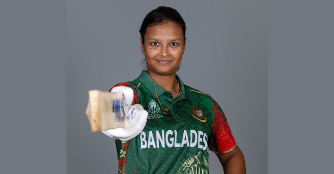 আইসিসির মাস সেরা ক্রিকেটার সোবহানা মোস্তারি