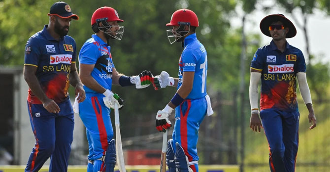 শ্রীলঙ্কাকে হারিয়ে সিরিজ শুরু করলো আফগানিস্তান