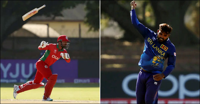 টানা জয়ের পর হাসারাঙ্গার ঘূর্ণিতে কুপোকাত ওমান