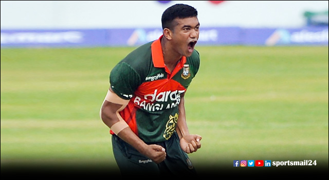 তাসকিনের হাফ-সেঞ্চুরি