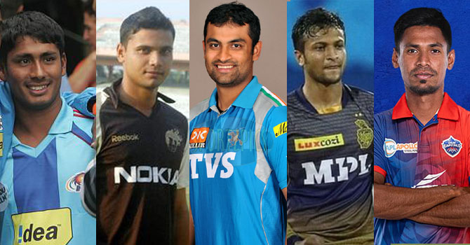 আইপিএল ইতিহাসের সাতজন টাইগার ক্রিকেটার