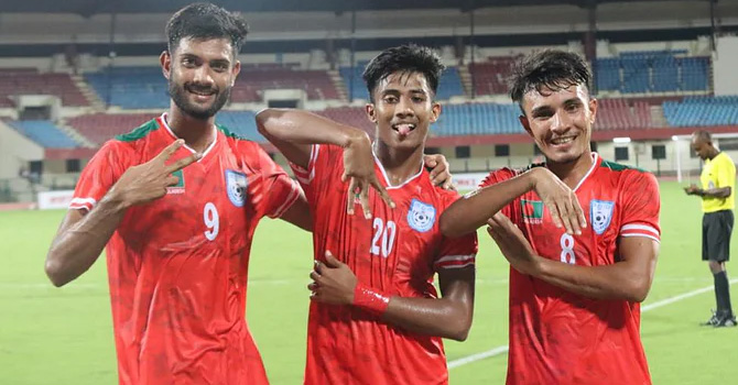মিরাজুলের হ্যাটট্রিকে মালদ্বীপকে উড়িয়ে দিলো বাংলাদেশ