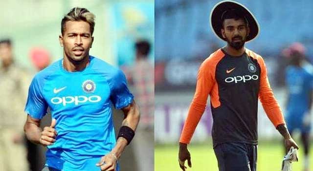 আত্মপক্ষ সমর্থনে পান্ডিয়া-রাহুলকে চিঠি