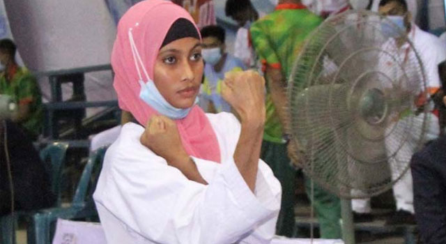 তায়কোয়ানডোতে প্রথম স্বর্ণ রুমার