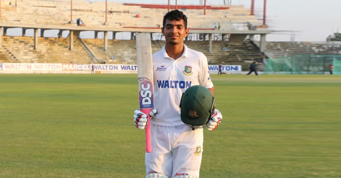 ওয়েস্ট ইন্ডিজে সাইফের দুর্দান্ত শতকে এগিয়ে বাংলাদেশ