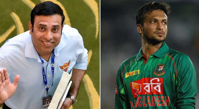 সাকিবের ভূয়সী প্রশংসায় হায়দরাবাদ মেন্টর লক্ষ্মণ