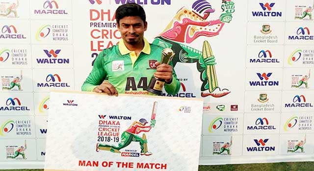 তাইজুলের অলরাউন্ড নৈপুণ্যে হ্যাটট্রিক জয় শেখ জামালের