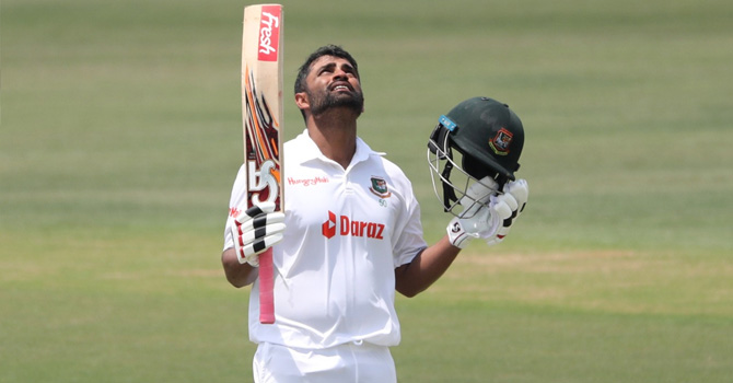 টেস্ট ক্যারিয়ারে তামিমের ১০ম সেঞ্চুরি