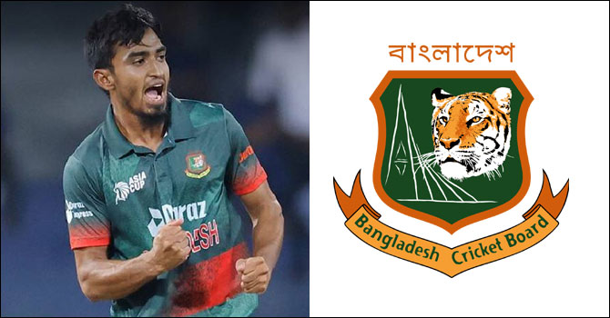 তানজিম সাকিবকে সতর্ক করেছে বিসিবি