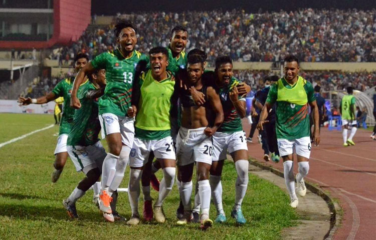 নেপালের বিপক্ষে প্রথম ম্যাচেই বাংলাদেশের বাজিমাত (ফটো গ্যালারি)