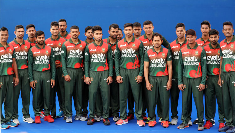 নিউজিল্যান্ড সফরে বাংলাদেশের জার্সি উন্মোচন